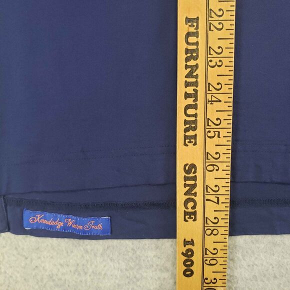 Robert Graham Archie Polo Shirt The Player Mens Medium Blue Embroidered Skull - Picture 4 of 5